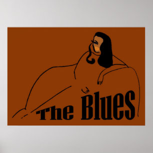 Blues Female Singer Poster