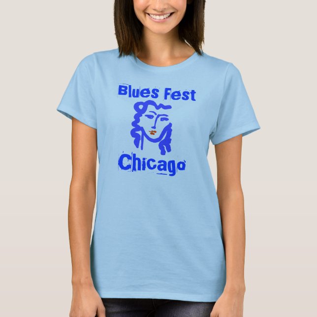 Blues Fest, Chicago Tee Shirt (Framsida)