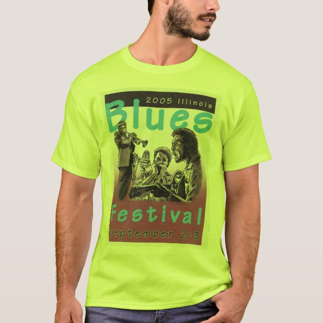Blues Festival T Shirt (Framsida)