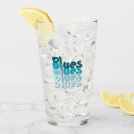 Blues Glass Cup Glaskopp