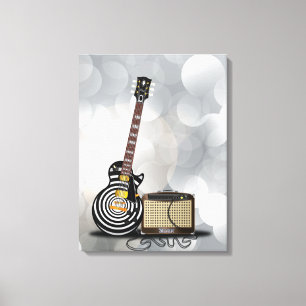 Blues Guitar Canvastryck