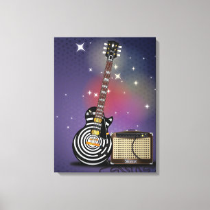 Blues Guitar Canvastryck