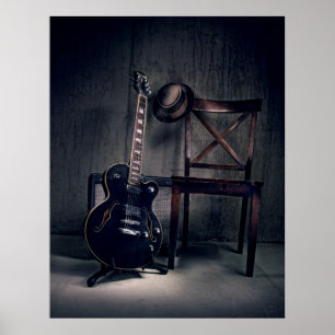 blues guitar poster
