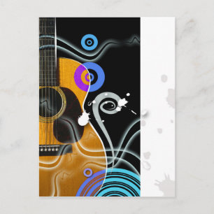 Blues Guitar Vykort