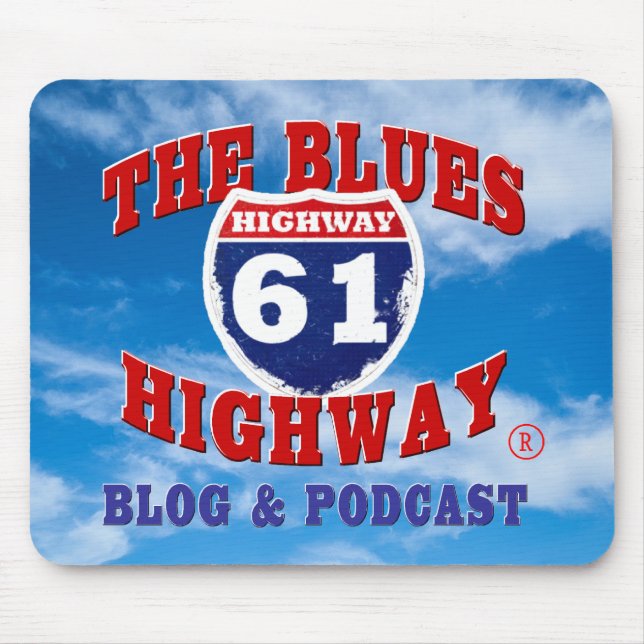 Blues Highway Mouse Pad Musmatta (Framsidan)