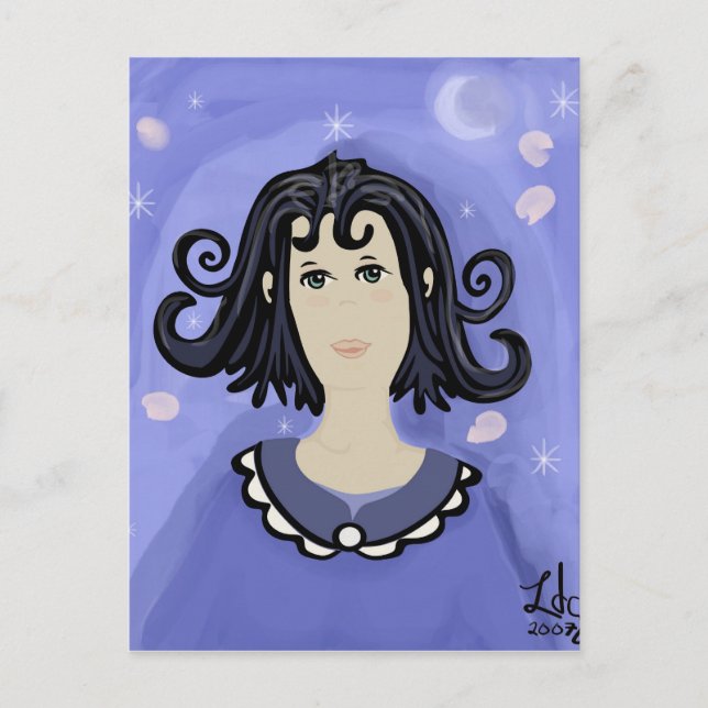 Blues in Night Postcard Vykort (Framsida)