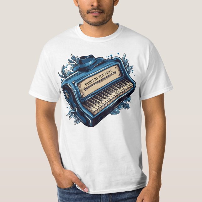 Blues in the Keys T Shirt (Framsida)