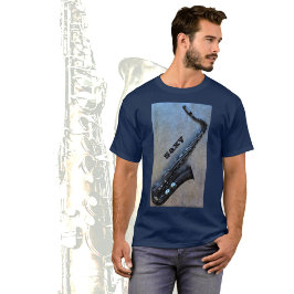 Blues Jazzy Saxy Saxophone T-Shirt