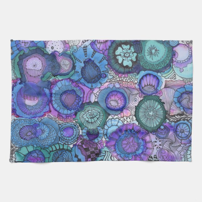 Blues Kitchen Towel Kökshandduk (Horisontell)