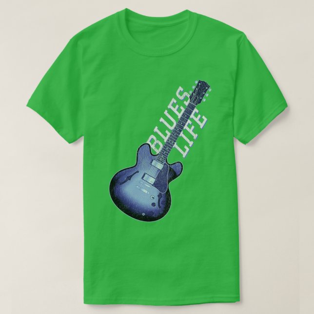 Blues LIfe T Shirt (Design framsida)