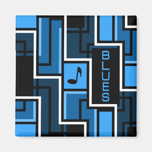Blues magnet (Framsidan)