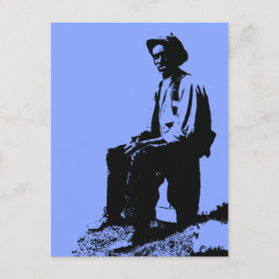 Blues Man Vykort