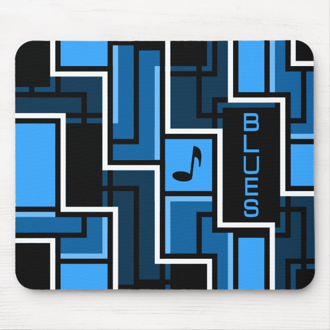 Blues mousepad musmatta (Framsidan)