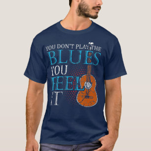 Blues Music Band Älskare Guitar Teacher T Shirt