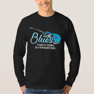 Blues Music Band Harmonica Teacher T Shirt