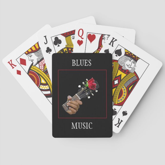 Blues Music Casinokort (Baksidan)