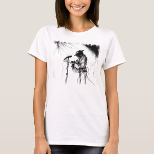 Blues Music Guitar Player och Band på scenen Tee Shirt