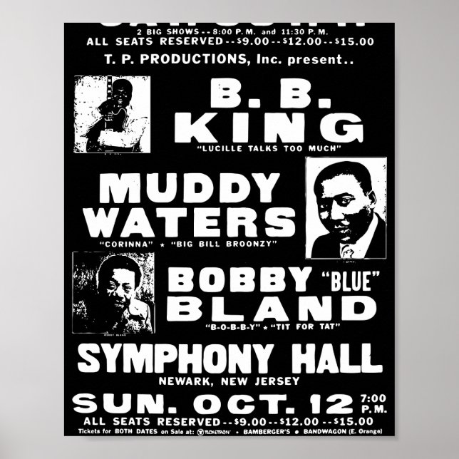 Blues Music poster (Framsidan)