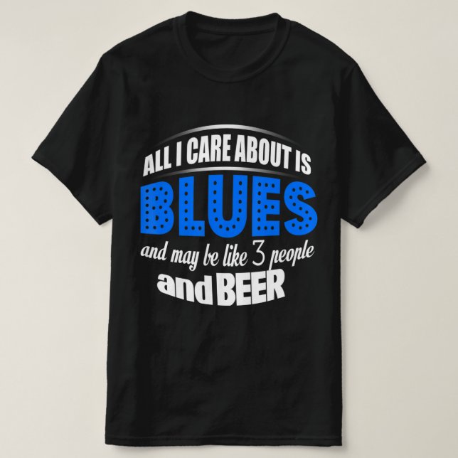 Blues Music T Shirt (Design framsida)