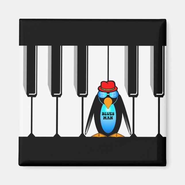 blues piano magnet (Framsidan)