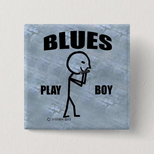 Blues Play Boy Knapp (Framsida)