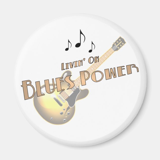 Blues Power Magnet (Framsidan)