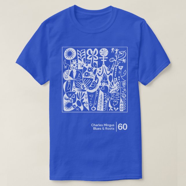 Blues Roots Charles Mingus Minimal Stil Graphic A T Shirt (Design framsida)