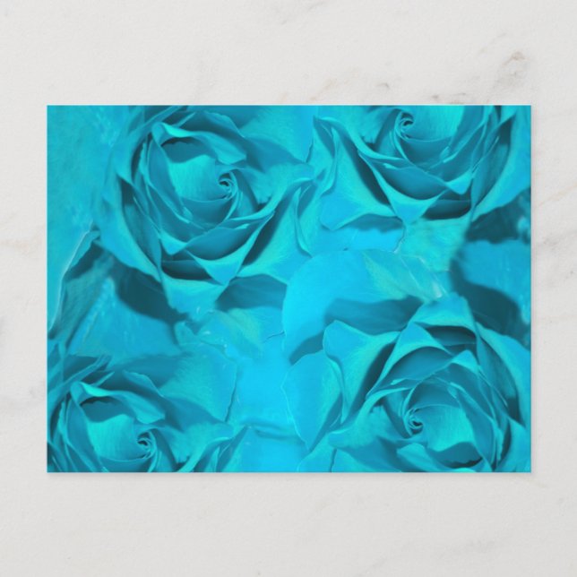 Blues rosor vykort (Framsida)