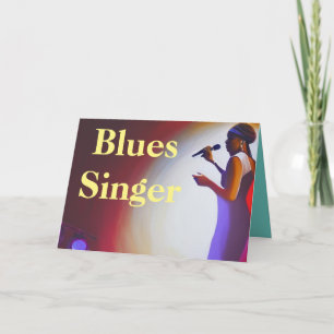 Blues Singer Tack Kort
