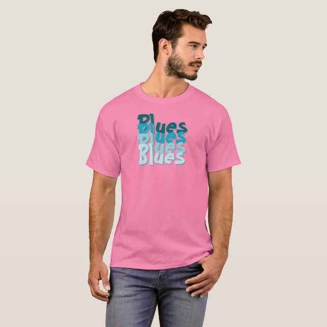 Blues T-Shirt (Hel framsida)