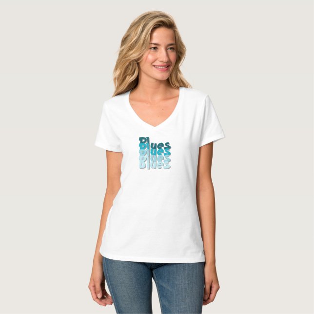 Blues T-Shirt (Hel framsida)