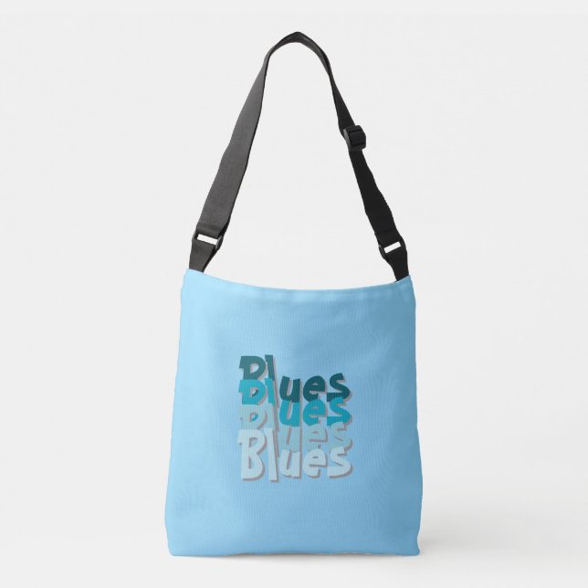 Blues Tote Axelväska (Framsida)