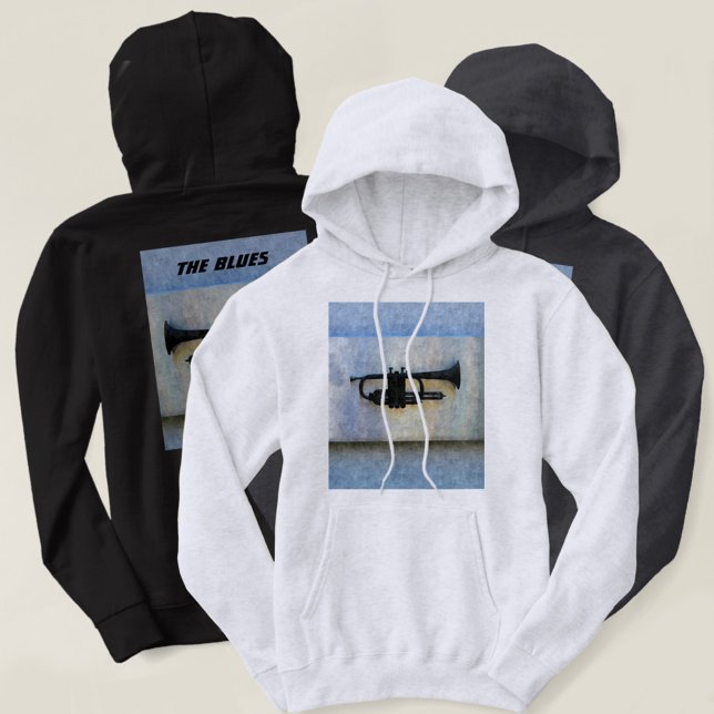 Blues Trumpet Hoodie (Skapare uppladdad)