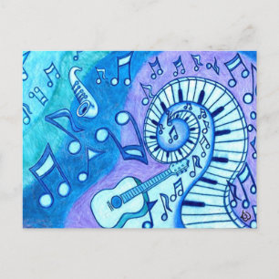Blues Vykort