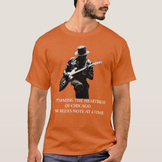 Bluesgitarrister Bluesmusik vintage retro T Shirt