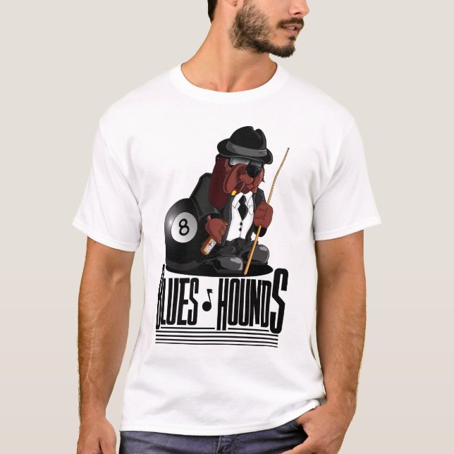 Blueshounds Baby. Tee Shirt (Framsida)