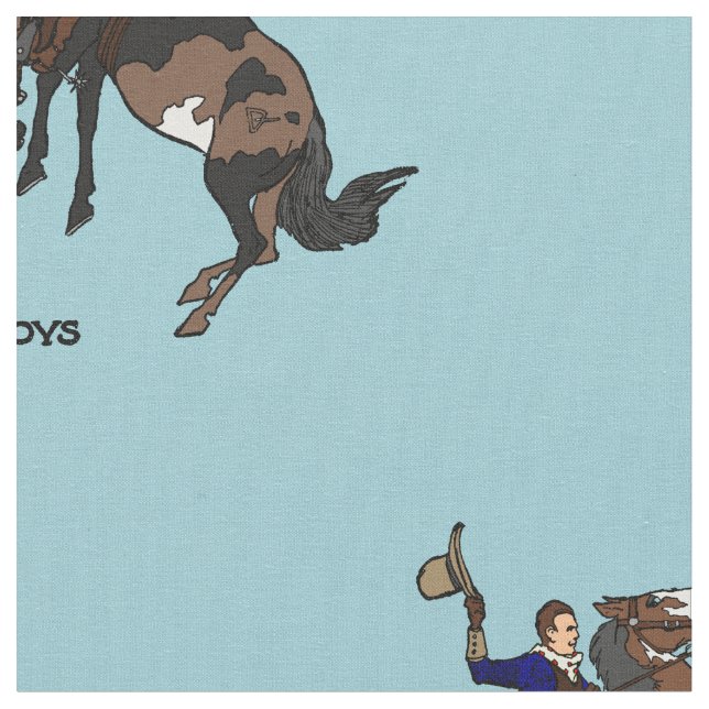 BlueSky Cowboys Tyg (Närbild)