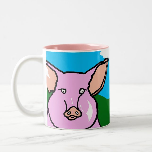 BlueSkyPigs mugg (Vänster)