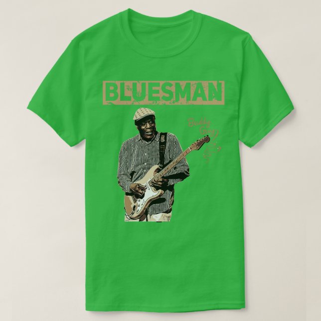 Bluesman Buddy Guy T Shirt (Design framsida)