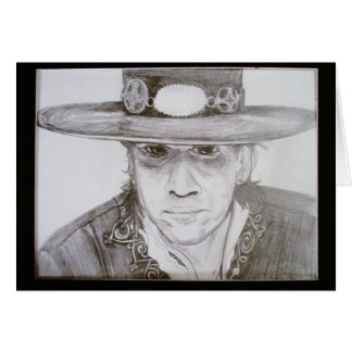 Bluesman Hälsningskort