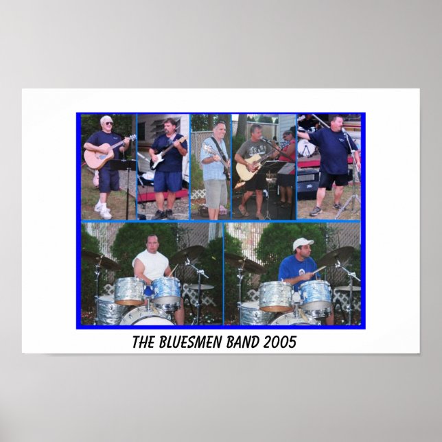 Bluesmen Band POSTER (Framsidan)