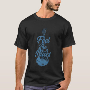 Bluesmusik Gitarrspelare Musiker Vintagekänsla Th T Shirt