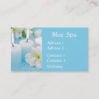 BlueSpa visitkort