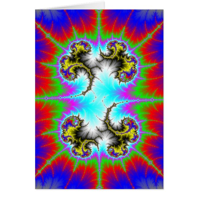 BlueSpikes Hälsningskort (Framsidan)