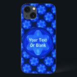 Bluestar Fractal<br><div class="desc">Visa ditt judiska pride. En enkel,  blå,  fractal stjärna av David. Lägg till din egen text.</div>