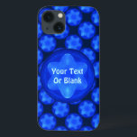 Bluestar Fractal<br><div class="desc">Visa ditt judiska pride. En enkel,  blå,  fractal stjärna av David. Lägg till din egen text.</div>