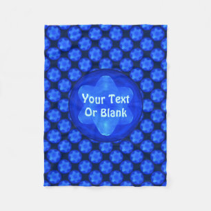 Bluestar Fractal Fleecefilt