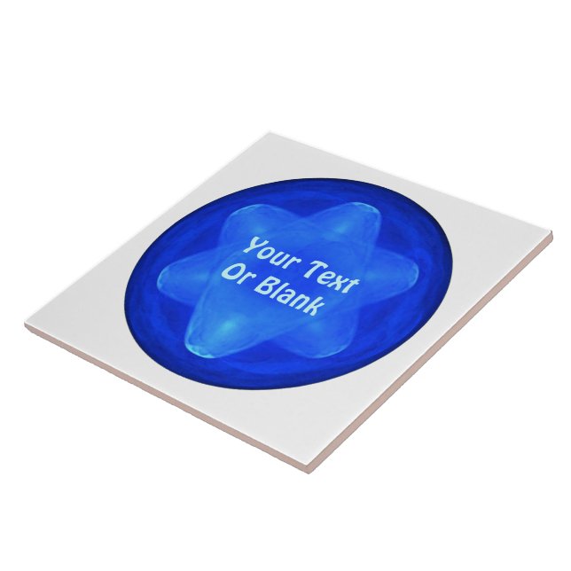 Bluestar Fractal Kakelplatta (Sidan)