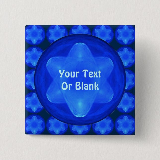 Bluestar Fractal Knapp (Framsida)