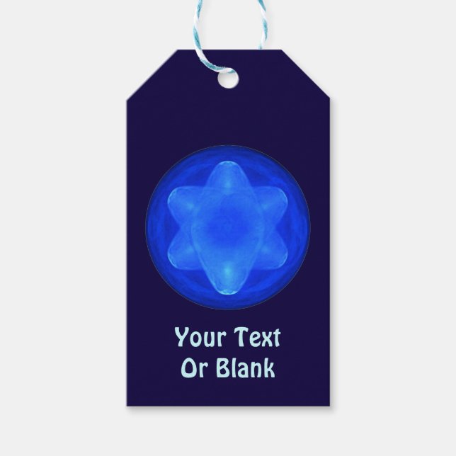 Bluestar Fractal Presentetikett (Framsidan)
